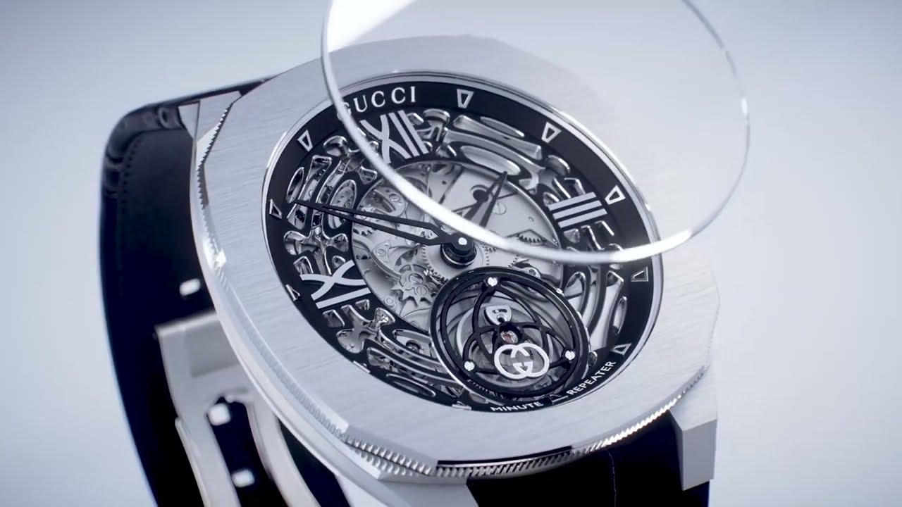 GUCCI 25H MINUTE REPEATER DIAL DETAIL